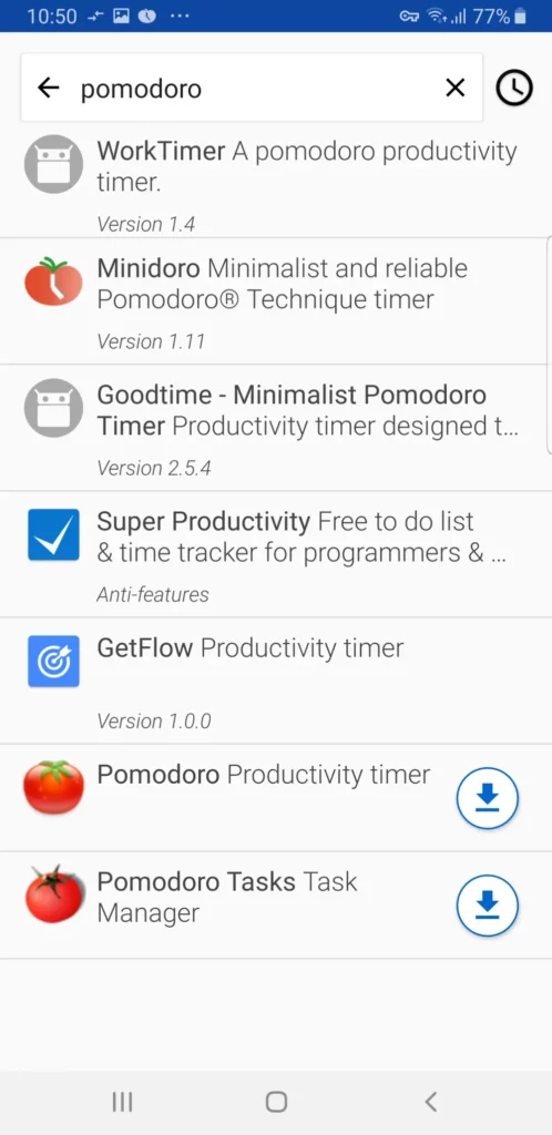 FOSS Pomodoro Apps