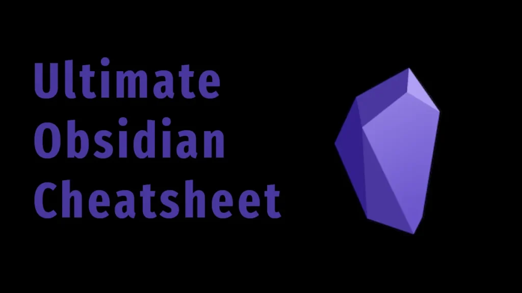 Obsidian Syntax Cheatsheet