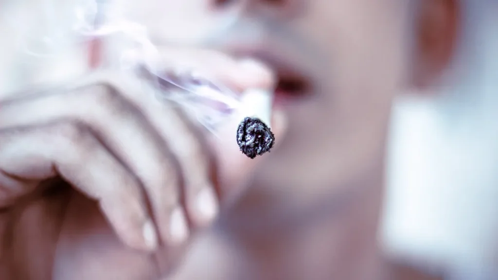 Smoking a Cigarette, bad habit