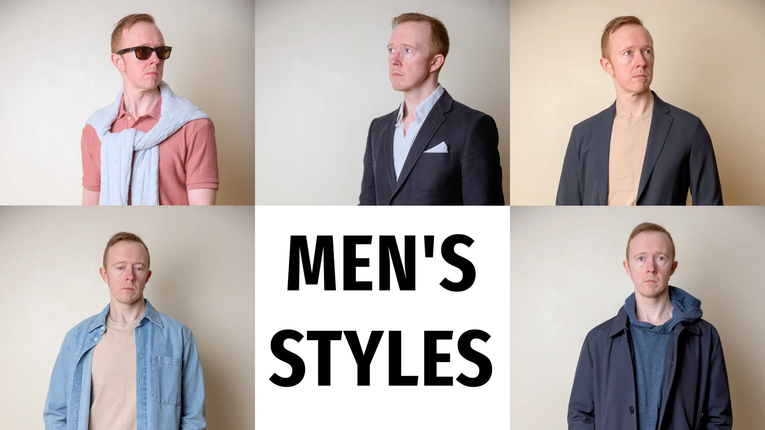 Types of clothing styles for outlet guys