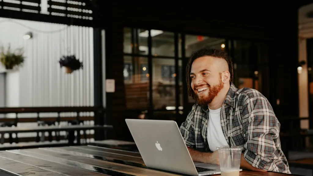 Smiling man