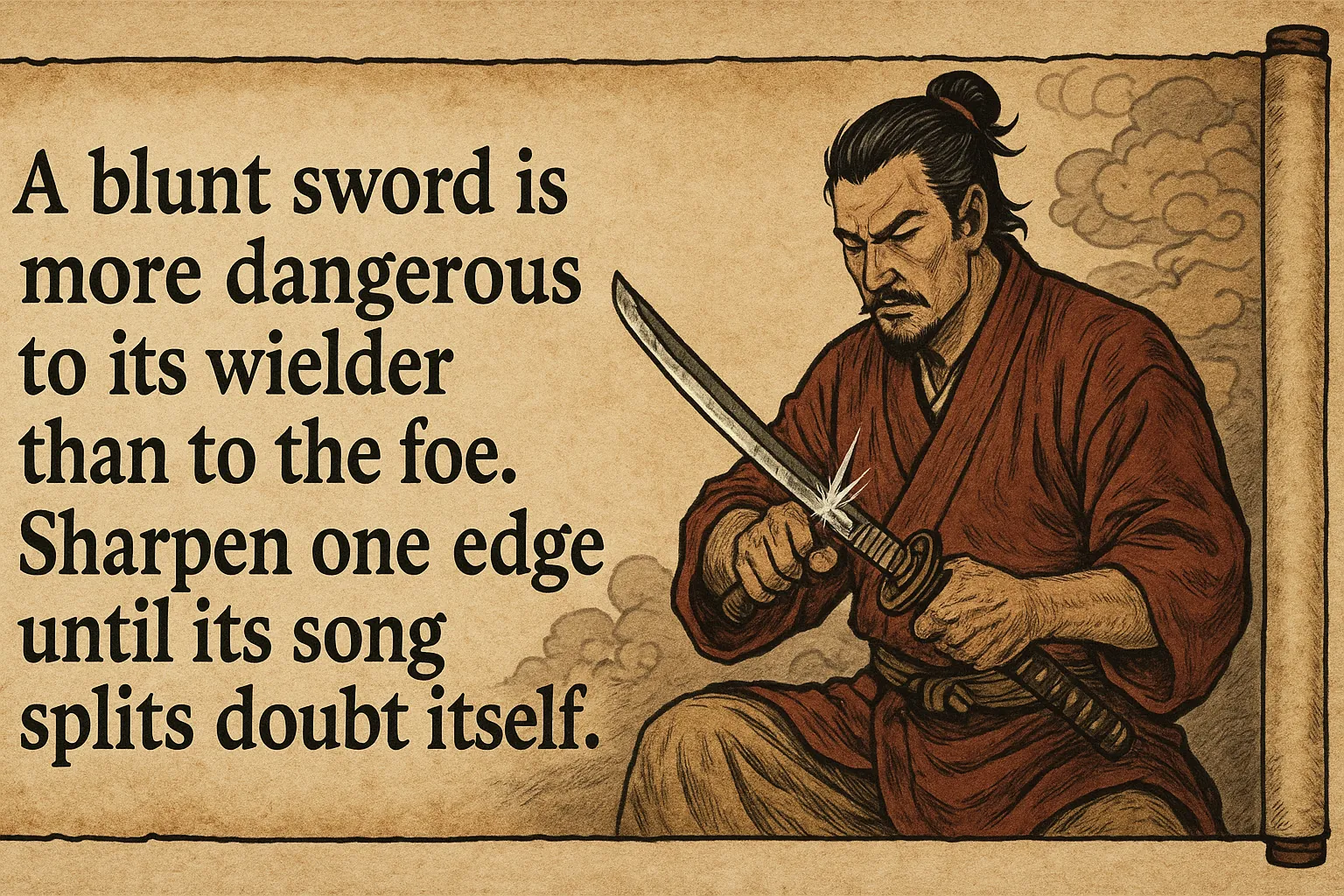 Sharpen your Sword to Face Emptiness